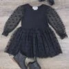 Black Dot Chiffon Girls Special Occasion Tutu Dress -Sydney So Sweet BlackDotChiffonGirlsSpecialOccasionTutuDress 205a4cd8 1288 4895 ae6a 9a98791f3190
