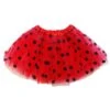 Red & Black Polka Dot Tutu Skirt – 3 Layer Tulle Skirt For Kids & Adults – Costume, Dance, Dress-Up 2 Red & Black Polka Dot Tutu Skirt – 3 Layer Tulle Skirt For Kids & Adults – Costume, Dance, Dress-Up -Sydney So Sweet Black Polka Red 2