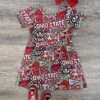 Buckeye For Life Girls Short Sleeve Skater Dress -Sydney So Sweet BuckeyeforLifeGirlsShortSleeveSkaterDress