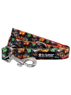 Comic Book Hero Red Designer Dog Leash