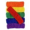 Rainbow Brights - 6 Pack 1.5" Elastic Crochet Headbands -Sydney So Sweet Crochet HP RB Brights