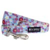 Wildflower Daisy Pink & Blue 5' Cute & Bright Dog Leash -Sydney So Sweet DaisyPinksLeashc 1
