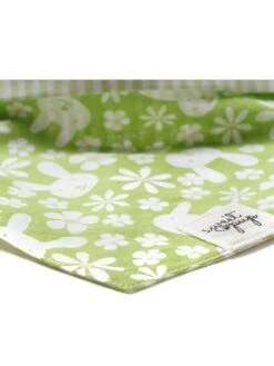 Dog Bandana - Skippy Spring Rabbit & Stripe Reversible -Sydney So Sweet DogBandana2 SkippySpringRabbit