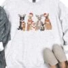 Dogs Of Christmas Heavy Blend Unisex Crewneck Graphic Sweatshirt -Sydney So Sweet Dogs of Christmas Ash