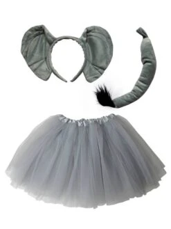 Adult Tutu Costume - Tutu Skirt & Headband Set For Teen, Adult, Or Plus Size -Sydney So Sweet Ear Costume Elephant 02479804 1114 4712 9a07 97803297f521 1