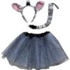 Zebra Costume Set For Adults & Plus Size – Tutu Skirt, Zebra Ears Headband & Tail – Animal Dress-Up For Halloween, Cosplay & Parties 1 Zebra Costume Set For Adults & Plus Size – Tutu Skirt, Zebra Ears Headband & Tail – Animal Dress-Up For Halloween, Cosplay & Parties -Sydney So Sweet Ear Costume Zebra d089e2e4 0006 4ebe b97e 857468f4a095