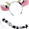 Cow Headband Ears & Tail, Kid Or Adult Costume Accessories -Sydney So Sweet Ears Cow