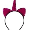 Flip Sequin Hot Pink Unicorn Girls Headband Ears, Kid Or Adult Size Costume Accessories -Sydney So Sweet Flip Sequin Unicorn HP