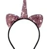 Flip Sequin Pink Unicorn Girls Headband Ears, Kid Or Adult Size Costume Accessories -Sydney So Sweet Flip Sequin Unicorn Pink
