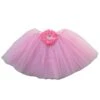 Pink Gerbera Daisy Flower Girls Tutu Skirt - Kids Size Tulle Ballet Dance Costume Tutus -Sydney So Sweet GerberaTutuPink