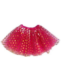 Polka Dot Costume Tutu Skirt - Toddler, Kid, Teen, Adult, Plus, & Extra Plus Size -Sydney So Sweet Gold Polka HP 1