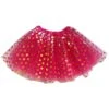 Hot Pink & Gold Polka Dot Tutu Skirt – Costume Tulle Skirt For Girls, Women & Plus Sizes -Sydney So Sweet Gold Polka HP 2