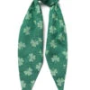 Hair Wrap - Shamrock Green Plaid Reversible -Sydney So Sweet HairWrap ShamrockGreen