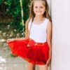 Red Posh Petal Girls Tutu Skirt - Kids Size 3-Layer Tulle Basic Ballet Dance Costume Tutus 1 Red Posh Petal Girls Tutu Skirt - Kids Size 3-Layer Tulle Basic Ballet Dance Costume Tutus -Sydney So Sweet HarlowTutuRedPetal 1