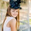 Fancy Black Witch Headband Hat Kid Or Adult Costume Accessory