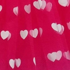 Hot Pink Heart Valentine's Day Tutu Skirt Costume For Toddler, Girls, Women, Plus -Sydney So Sweet Heart HP 2 1