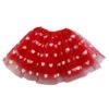 Red Heart Valentine's Day Tutu Skirt For Toddler, Girls, Women, Plus -Sydney So Sweet Heart Red