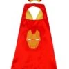 Red & Yellow Superhero Cape & Mask Costume Dress Up Cosplay Set - Kids & Adults -Sydney So Sweet Ironman