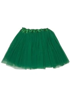 Solid Color Costume Tutu Skirt - Toddler, Little Girl, Kid Size For Dress Up -Sydney So Sweet KidsPineGreenTutu
