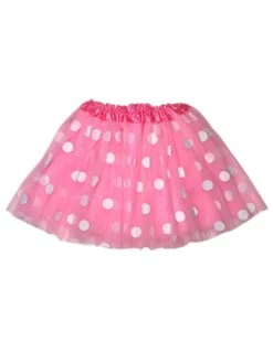 Polka Dot Costume Tutu Skirt - Toddler, Kid, Teen, Adult, Plus, & Extra Plus Size -Sydney So Sweet KidsPinkMinniePolkaDotTutu 2