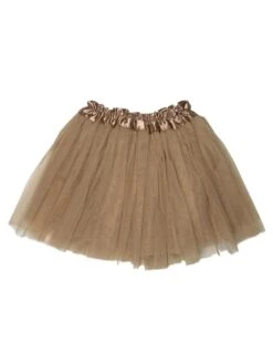 Taupe Tutu Skirt For Girls – 3-Layer Tulle Ballet, Dance, And Dress-Up Costume Skirt -Sydney So Sweet KidsTaupeTutu