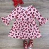 Leopard Loving Pink Ruffle Flare Animal Print Girls Dress -Sydney So Sweet Leopard Loving Pink Ruffle Flare Animal Print Girls Dress