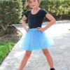 Light Blue Tutu Skirt For Girls – 3-Layer Tulle Ballet, Dance, And Dress-Up Costume Skirt -Sydney So Sweet LightBluec 1 1