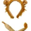 Lion Headband Ears & Tail, Kid Or Adult Size Costume Accessories -Sydney So Sweet LionHeadbandTail