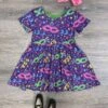 Little Miss Mardi Gras Girls Purple Short Sleeve Dress -Sydney So Sweet LittleMissMardiGrasGirlsPurpleShortSleeveDress