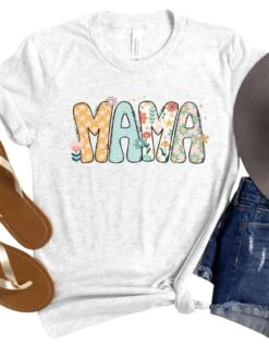 Floral Mama Graphic T-Shirt -Sydney So Sweet Mama Floral Ash
