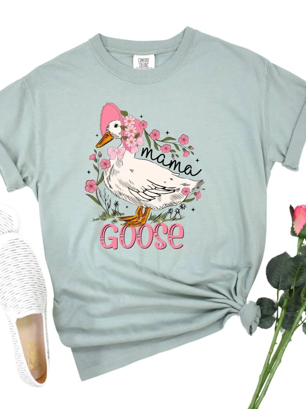 Mama Goose Comfort Colors Graphic Mom T-Shirt 6 Mama Goose Comfort Colors Graphic Mom T-Shirt - Image 4