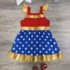 Mighty Girl Red And Blue Star Superhero Dress -Sydney So Sweet MightyGirlRedandBlueStarSuperheroDress