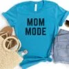Mom Mode Black T-Shirt Bella + Canvas Unisex Jersey Short Sleeve Tee - Many Colors -Sydney So Sweet MomModeBC3001Aqua c44dfc0c d0da 4274 a98c db3a5ec2017d