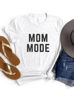 Mom Mode Black T-Shirt Bella + Canvas Unisex Jersey Short Sleeve Tee - Many Colors -Sydney So Sweet MomModeBC3001Ash 3d3526b7 2523 4e62 bdd7 b7803520adf1