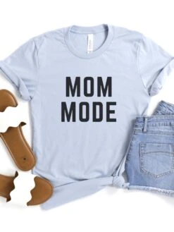 Mom Mode Black T-Shirt Bella + Canvas Unisex Jersey Short Sleeve Tee - Many Colors -Sydney So Sweet MomModeBC3001LightBlue b38e2ae2 b803 4df0 82c1 4469748c21f9