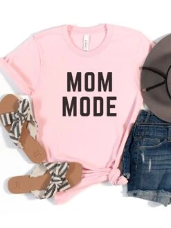 Mom Mode Black T-Shirt Bella + Canvas Unisex Jersey Short Sleeve Tee - Many Colors -Sydney So Sweet MomModeBC3001Pink 65bd93b1 148d 4db0 9681 21c03d83540c