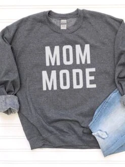 Mom ModeUnisex Heavy Blend™ Crewneck Sweatshirt - Many Colors -Sydney So Sweet MomModeDarkHeather 48993ff3 e4f6 4cdb a3e5 e961974625f1