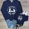 Mommy And Me - Silent Night Holy Night Pullover Top