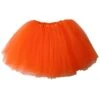 Neon Orange Tutu Skirt For Women – 3-Layer Tulle Ballet Skirt For Costume, Dress-Up, Dance, & Cosplay -Sydney So Sweet Neon Orange 1
