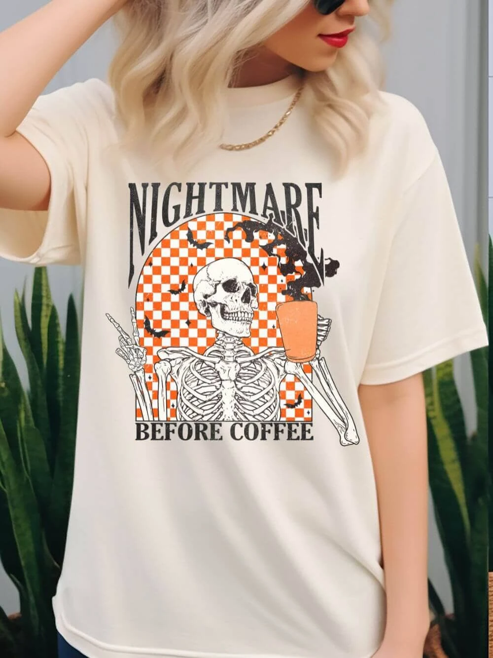 Nightmare Before Coffee Comfort Colors Garment Dyed Unisex Graphic T-Shirt 3 Nightmare Before Coffee Comfort Colors Garment Dyed Unisex Graphic T-Shirt