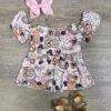 Park Day Flutter Sleeve Girls Skirted Baby Romper -Sydney So Sweet ParkDayFlutterSleeveGirlsSkirtedBabyRomper