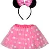 Polka Dot Mouse Costume - Girls Light Pink Polka Dot Mouse Tutu Kids Costume Set -Sydney So Sweet PinkPolkaDotMinnieTutuCostumeKids 3e85183a 9305 43eb b427 0db48ae3fdb0
