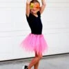 Neon Pink Fairy Costume Pixie Tutu Skirt For Kids, Adults, Plus -Sydney So Sweet PixieHP2c 1