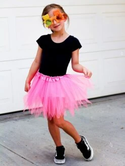 Neon Pink Fairy Costume Pixie Tutu Skirt For Kids, Adults, Plus -Sydney So Sweet PixieHP3c 1