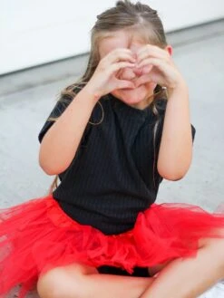 Red Fairy Costume Pixie Tutu Skirt For Kids, Adults, And Plus Size -Sydney So Sweet PixieRedc 1