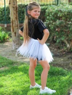 White Fairy Costume Pixie Tutu Skirt For Kids, Adults, Plus -Sydney So Sweet PixieWhitec 1