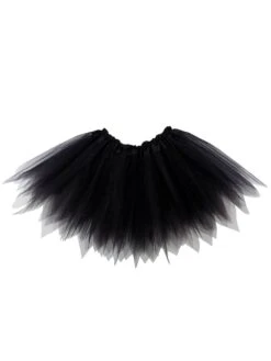 Pixie Cut Fairy Costume Tutu Skirt - Toddler, Kid, Teen, Adult, Plus, & Extra Plus Size -Sydney So Sweet Pixie Black 1