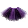 Purple & Black Fairy Costume Pixie Tutu Skirt For Kids, Adults, Plus