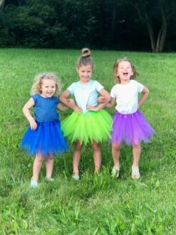 Neon Green Fairy Costume Pixie Tutu Skirt For Kids, Adults, Plus -Sydney So Sweet Pixie Tutu Kid Group a 1