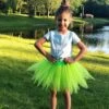 Neon Green Fairy Costume Pixie Tutu Skirt For Kids, Adults, Plus -Sydney So Sweet Pixie Tutu Kid Lime4 BR a 1